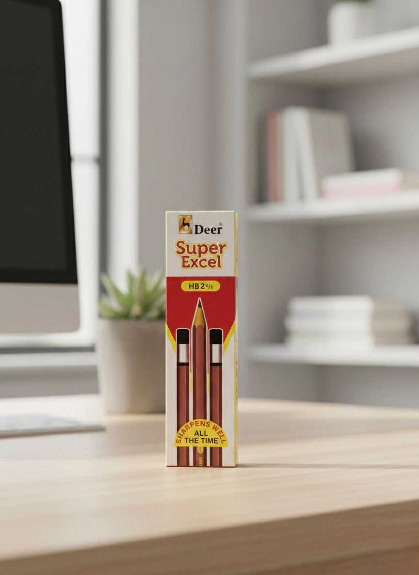 Deer Super Excel HB 2½ Pencils Box