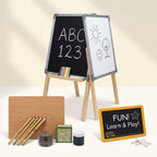 Combo Deal: Easel Board Set + Wooden Takhti Set