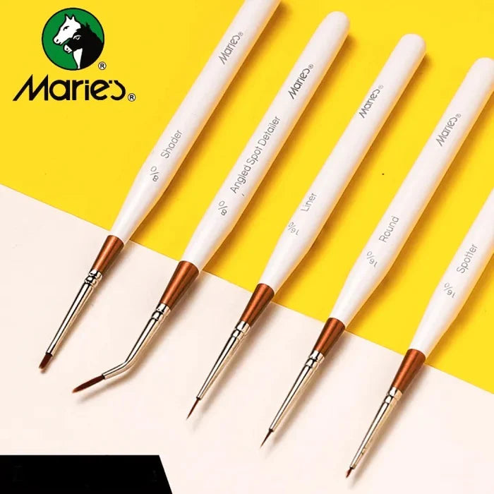 Marie's Mini Detailing Brush For Painting Pack Of 5 (750) (This item is in stock. If you’d like to order, please contact us on WhatsApp. Orders are placed there, and payment must be made in advance.)