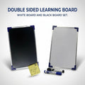 Double-Sided Learning Board for Kids – Whiteboard & Blackboard Set