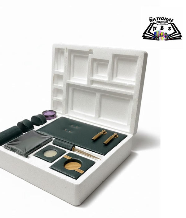 The Office Table Set Foam Green Color. (9 Pieces)