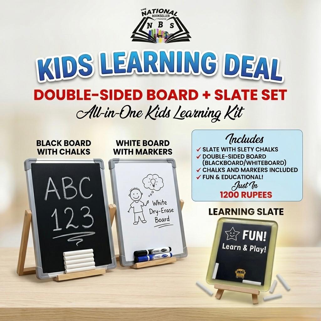Double Sided Board + Slate Set