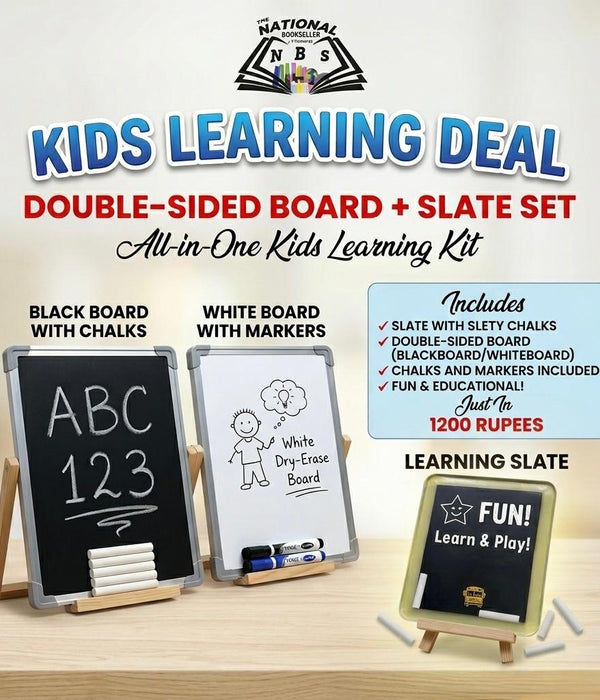 Double Sided Board + Slate Set