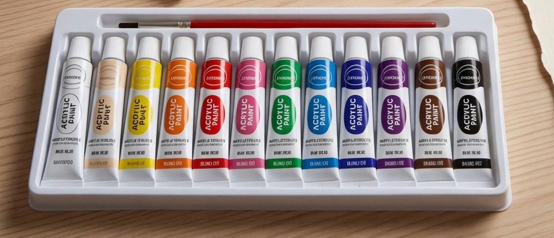Acrylic Paint Set — 12 Colours