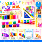 Kids Play Deal 5 in 1 Creative Fun Box